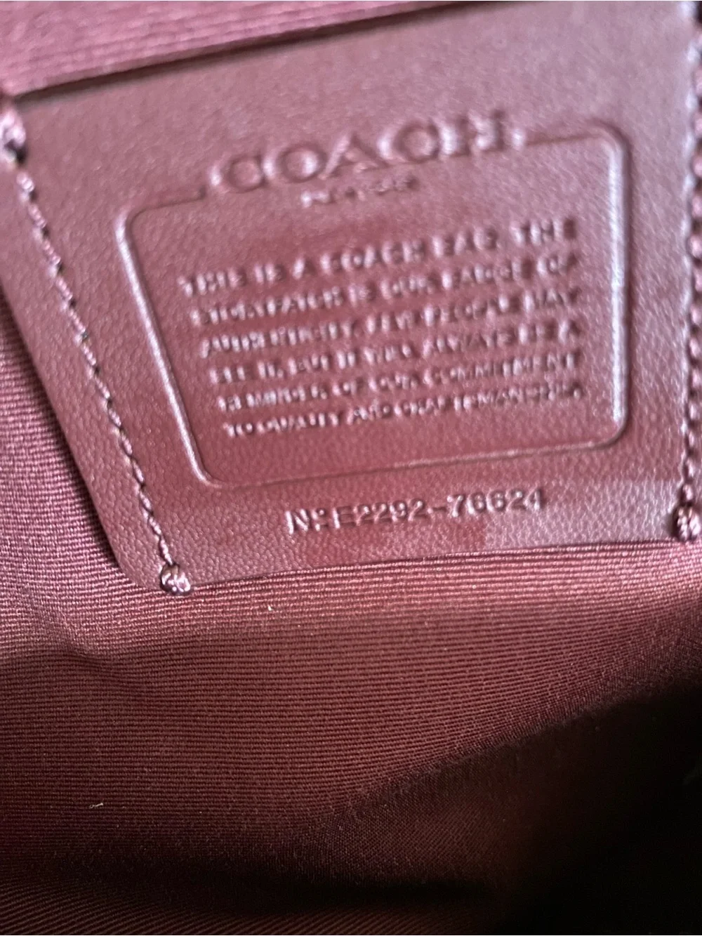Coach Jordyn Watermelon Pink Pebbled Leather Backpack Retired Purse Handbag
